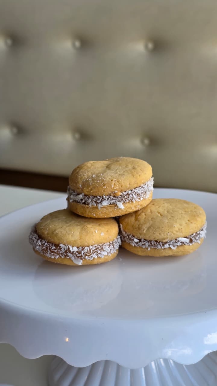 Detalhe do Alfajor de Doce de Leite da Doce House
