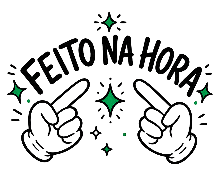 Doodle com as mãos apontando
